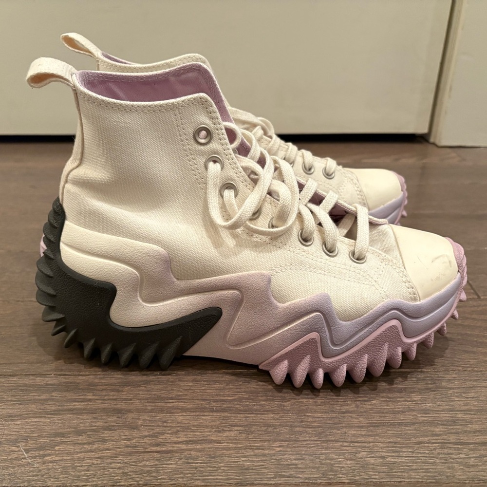 Converse Run Star Motion platform canvas sneakers W size 9